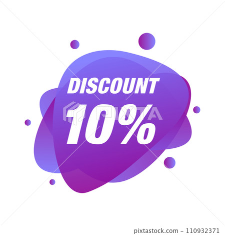 Vector colorful of discount label design template Vector colorful of discount label design template 110932371