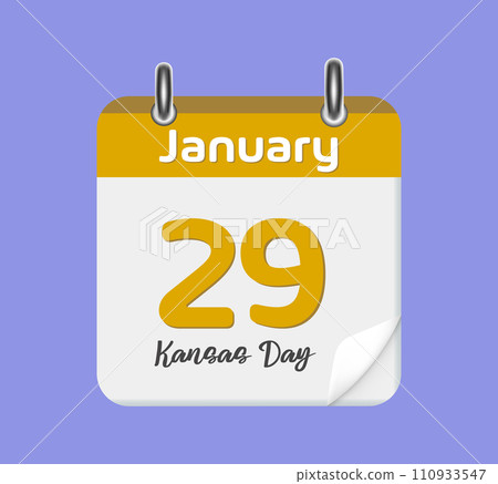 January 29. Calendar leaf on purple background January 29. Calendar leaf on purple background 110933547