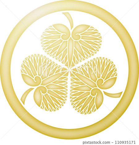家族徽章：三葉蜀葵[金] 110935171