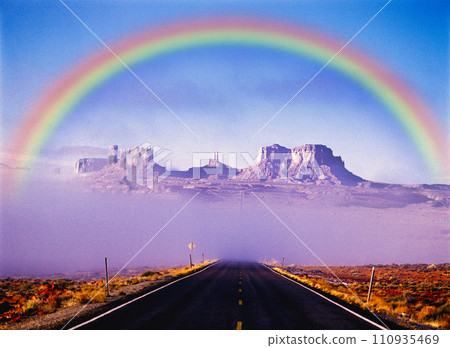 Superb view of Monument Valley 110935469