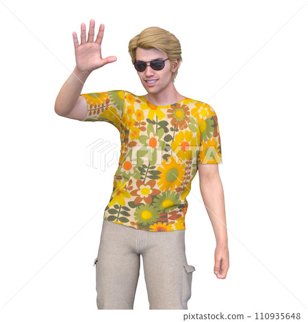 Man wearing sunglasses 110935648