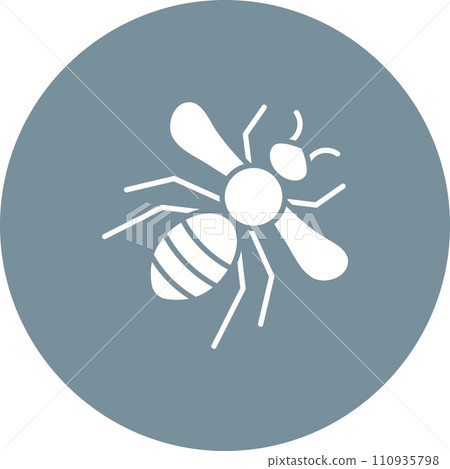 Honeybee icon vector image. 110935798