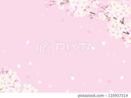 Cherry background illustration 110937314