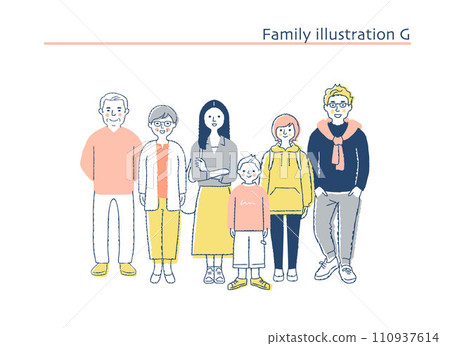 微笑的家人全身G 110937614