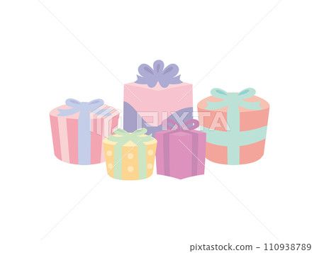 材料-禮品盒 10 個向量 材料-禮品盒 10 個向量 110938789