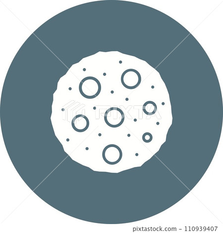 Cookie icon vector image. 110939407