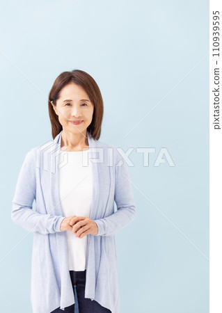 Portrait of a woman in her 60s Portrait of a woman in her 60s 110939595