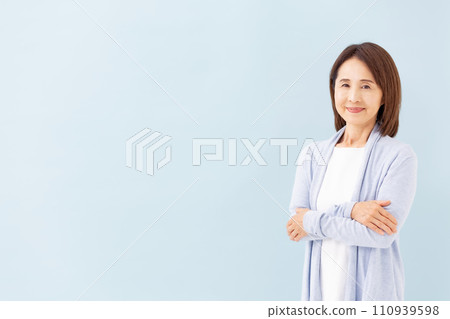 Portrait of a woman in her 60s Portrait of a woman in her 60s 110939598