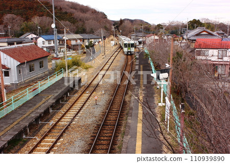 埼玉縣常川町八公線妙郭站開往駒川的列車(2) 埼玉縣常川町八公線妙郭站開往駒川的列車(2) 110939890