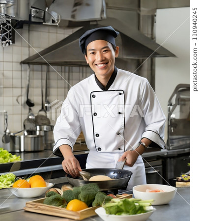 Chef making cooking Chef making cooking 110940245