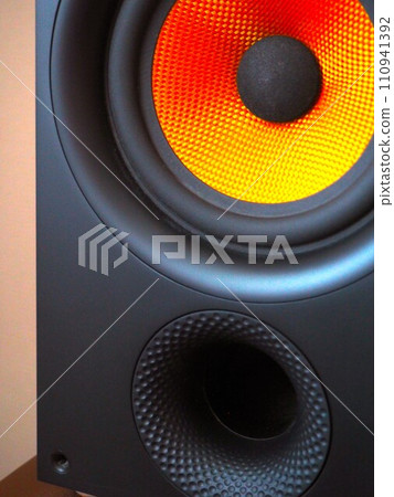 close up of speaker close up of speaker 110941392