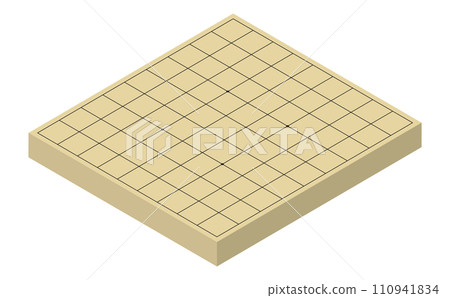Shogi board isometric Shogi board isometric 110941834