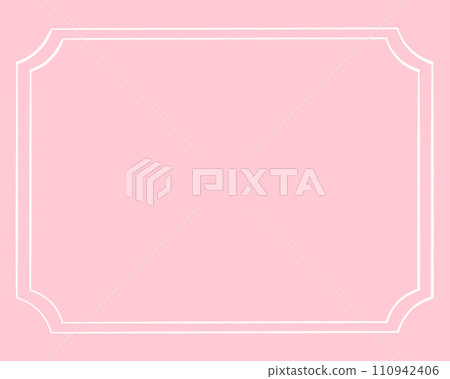 Retro style frame pale color pink Retro style frame pale color pink 110942406