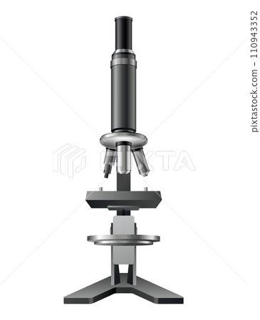 Microscope realistic, laboratory tool for magnifying. Magnification item for biology and chemical, medical research. Molecular bio technologies in laboratory. Vector illustration Microscope realistic, laboratory tool for magnifying. Magnification item for biology and chemical, medical research. Molecular bio technologies in laboratory. Vector illustration 110943352