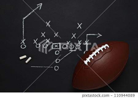 American football, concept of Super Bowl and American football American football, concept of Super Bowl and American football 110944089