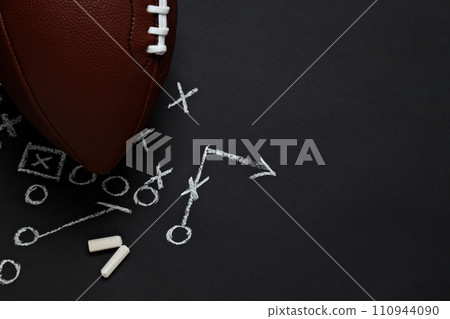 American football, concept of Super Bowl and American football American football, concept of Super Bowl and American football 110944090
