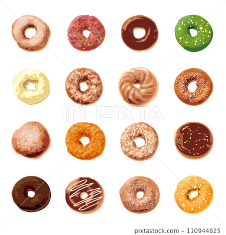 多彩糖果甜甜圈套裝 110944825