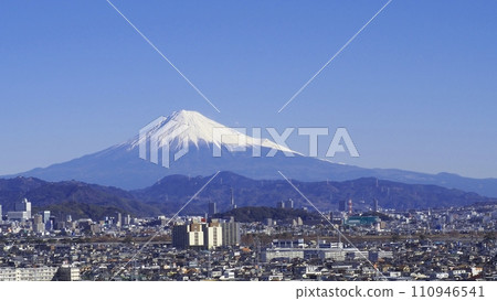 <Shizuoka City> Mt. Fuji and Shizuoka City (overlooking Shizuoka City) <Shizuoka City> Mt. Fuji and Shizuoka City (overlooking Shizuoka City) 110946541