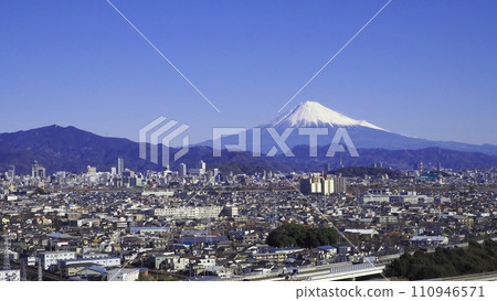 <Shizuoka City> Mt. Fuji and Shizuoka City (overlooking Shizuoka City) 110946571