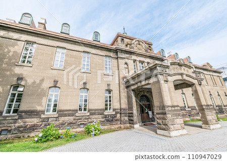 Sapporo City, Hokkaido, Sapporo City Museum (formerly Sapporo Court of Appeals) on a sunny day 110947029