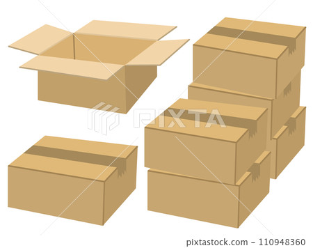 紙箱插圖集 110948360
