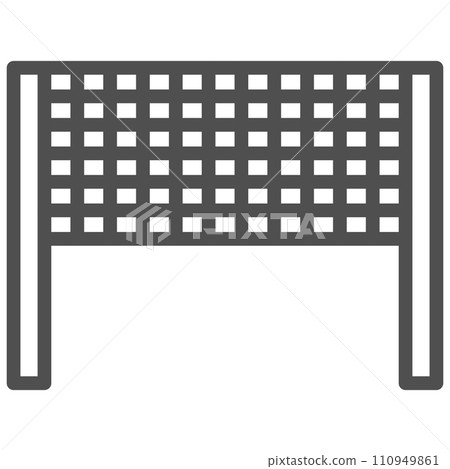 運動器材網簡單線條畫單項圖標 110949861