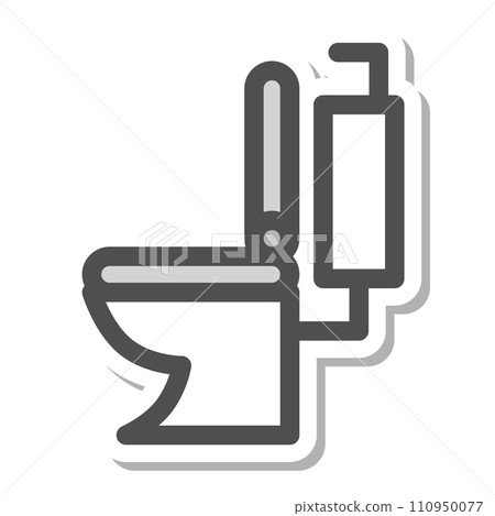 貼紙風格簡易電器單品圖示廁所 110950077