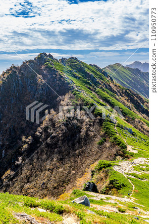 Central Alps mountain climbing from Senjojiki to Sorakidake and Nigorizawa Omine 110950773