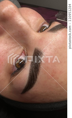 Eyebrows tattoo or Permanent Makeup. Eyebrows tattoo or Permanent Makeup. 110951284
