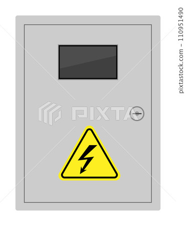box for automatic electric switches stock vector illustration 110951490