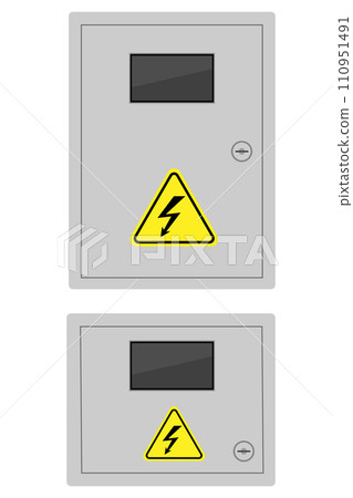box for automatic electric switches stock vector illustration 110951491