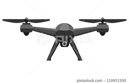aerial mobile drone quadcopter smart quadrocopter for video and photo shooting stock vector illustration 110951500