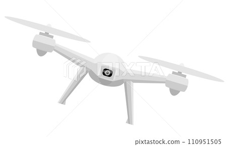 aerial mobile drone quadcopter smart quadrocopter for video and photo shooting stock vector illustration 110951505