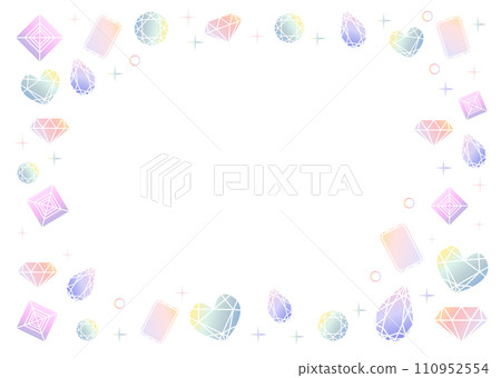 手繪風格珠寶插畫 110952554