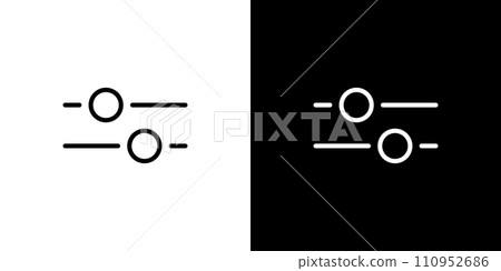 簡單的調整滑桿圖標 110952686