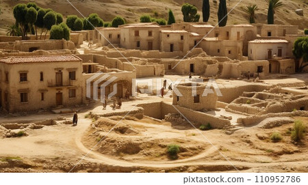 AI-generated content. The life in the old Holy City 110952786