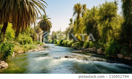AI-generated content. The blessed water of the Jordan river AI-generated content. The blessed water of the Jordan river 110952794