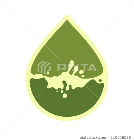 Oil drop icon, can be used for logo and brand name, vector illustration 110956088