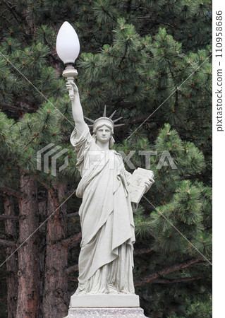 Statue of liberty in the city of Saint-Etienne in France Statue of liberty in the city of Saint-Etienne in France 110958686