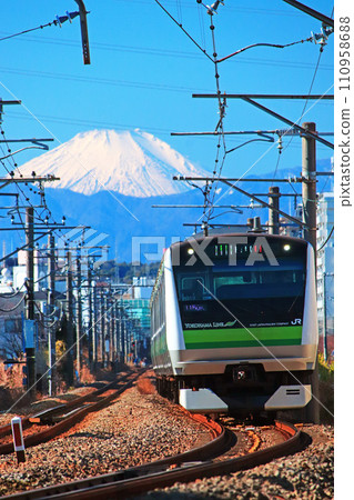 橫濱線和富士山 橫濱線和富士山 110958688