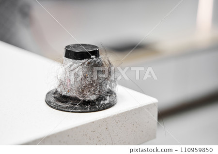 Dirty paper filter of a handheld vacuum cleaner. Dust and hair cone filter 110959850