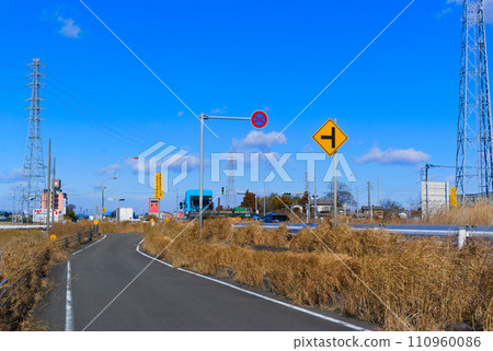 Scenery along Saitama Prefecture New National Highway No. 4 January 2024 Scenery along Saitama Prefecture New National Highway No. 4 January 2024 110960086