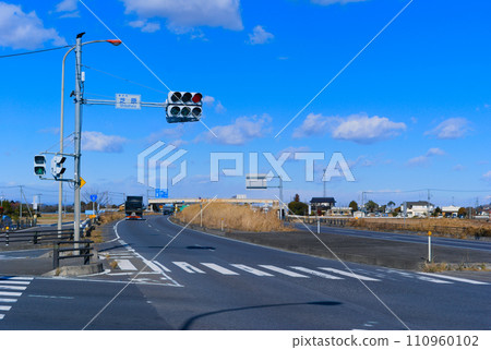 Scenery along Saitama Prefecture New National Highway No. 4 January 2024 Scenery along Saitama Prefecture New National Highway No. 4 January 2024 110960102