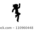 跳躍的女人（剪影） 110960448