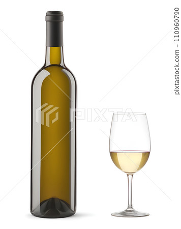 酒瓶和酒杯“AI生成圖像” 酒瓶和酒杯“AI生成圖像” 110960790