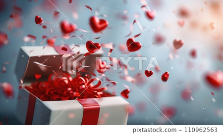 AI-generated content. a gift box of romantic love on valentines day pragma AI-generated content. a gift box of romantic love on valentines day pragma 110962563