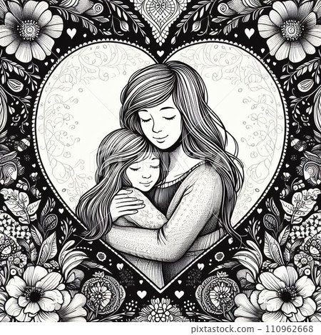 Illustration of mother reservation 110962668