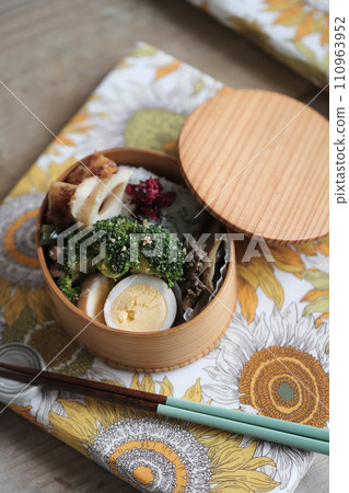 Japanese style lunch box in Japan Japanese style lunch box in Japan 110963952