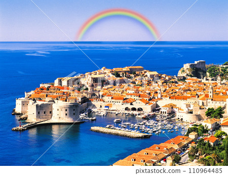 Beautiful landscape of Dubrovnik, Croatia 110964485
