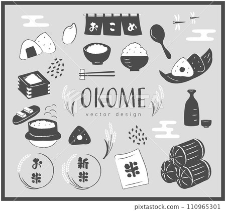 稻米插圖集 110965301